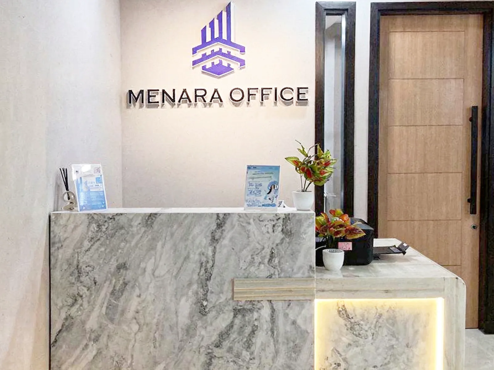 Resepsionis Menara Office di Menara Karya Tower, Kuningan, Jakarta Selatan